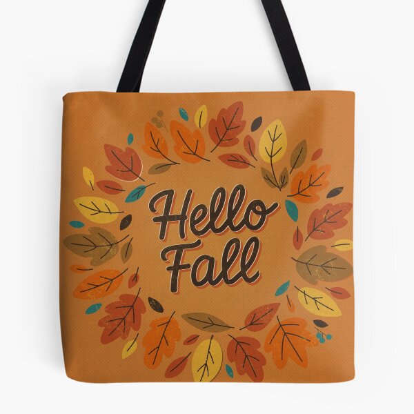 Item preview, Falling for Fall –  Retro Mid-Century Autumn Wreath Design designed and sold by OddlyEnoughArt.