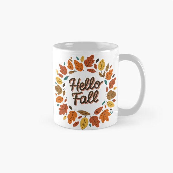 Item preview, Falling for Fall –  Retro Mid-Century Autumn Wreath Design designed and sold by OddlyEnoughArt.