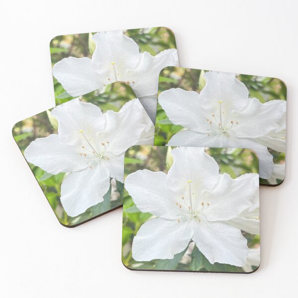 Item preview, White Azalea Flower in Bloom designed and sold by Be Captured by Brittany Emma.
