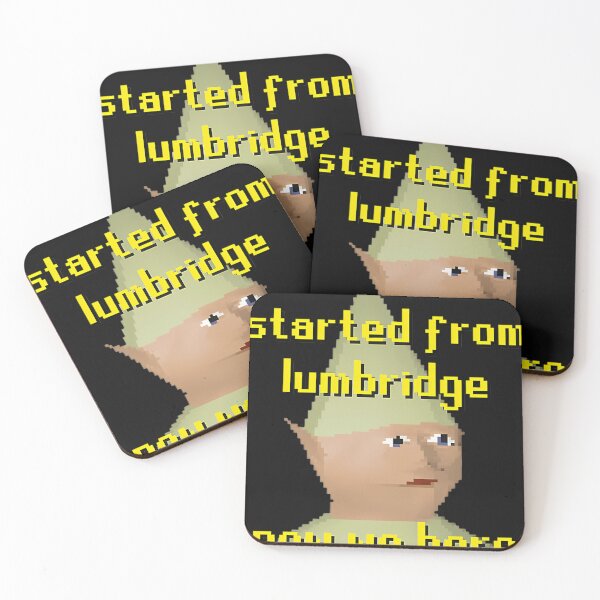 Item preview, Gnome Child Started From Lumbridge Parody Funny Gamer designed and sold by NatalieNeipert2.