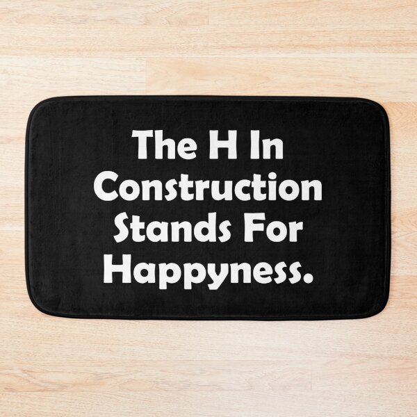 Item preview, Funny Construction The H in Stands for Happiness designed and sold by treasure-crafts.