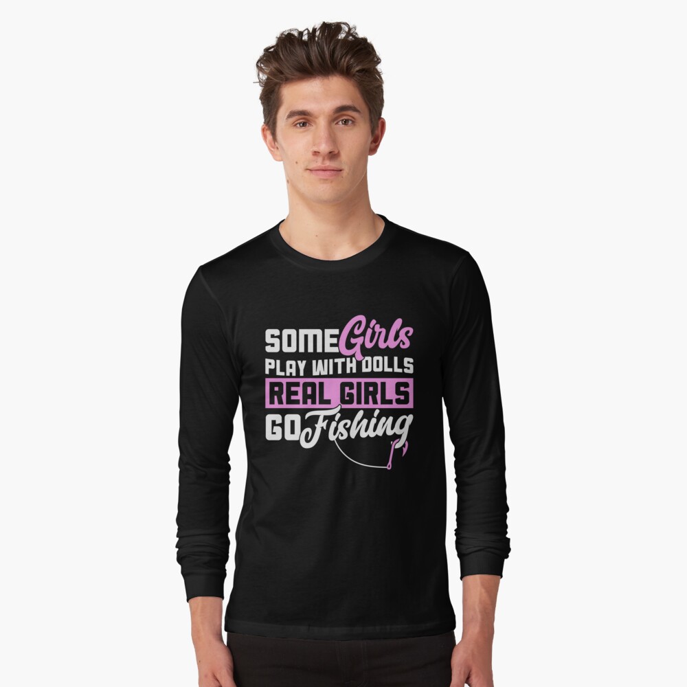  Fishing Shirt for Women Real Women Go Fishing Tee T- shirt by 