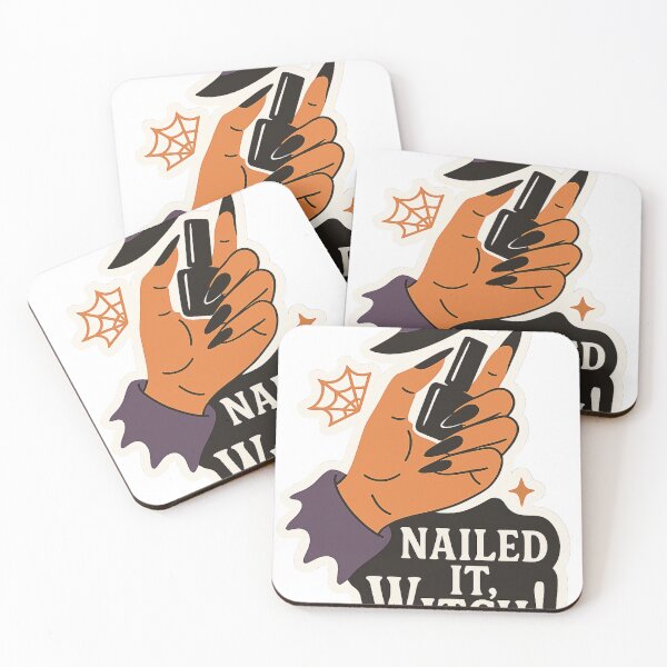 Item preview, Halloween Nail Salon Wall Art Sticker designed and sold by latestmerchshop.