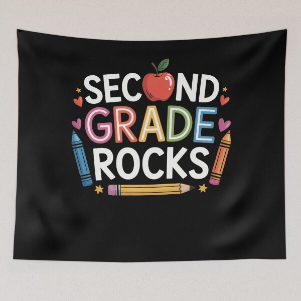 Item preview, 2nd Grade Rocks Second Grade Back To School Teacher Student designed and sold by TyraYoung.