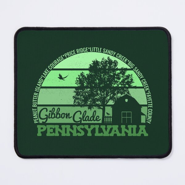 Item preview, Gibbon Glade Pennsylvania Sunset Retro Vintage Local Pride Logo designed and sold by CRHPOD20.