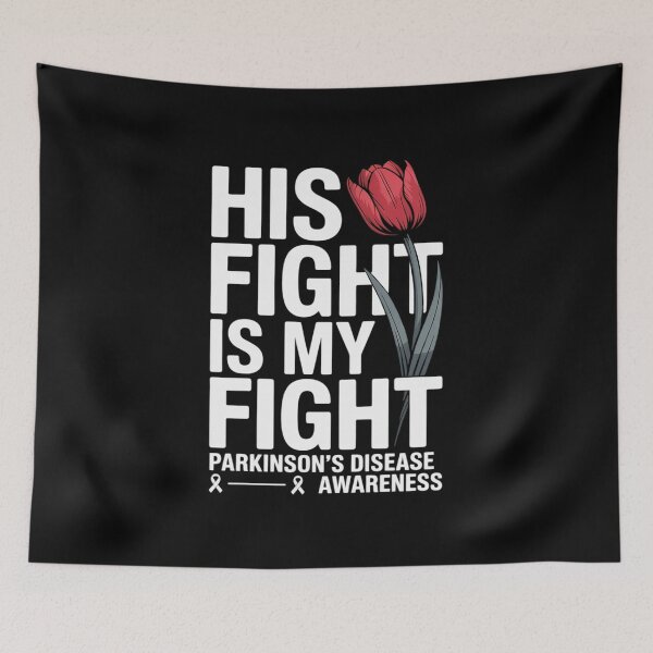 Item preview, Parkinson's Disease Awareness Gray Ribbon Tulip parkinsons designed and sold by petrichorsworld.