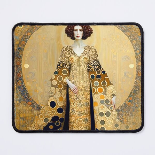 Item preview, Art Nouveau Painting of Woman Inspired By Gustav Klimt designed and sold by LanaGustavsson.
