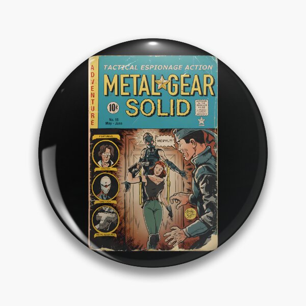 Item preview, Metal Gear Solid comic cover	 designed and sold by Christeldenean.