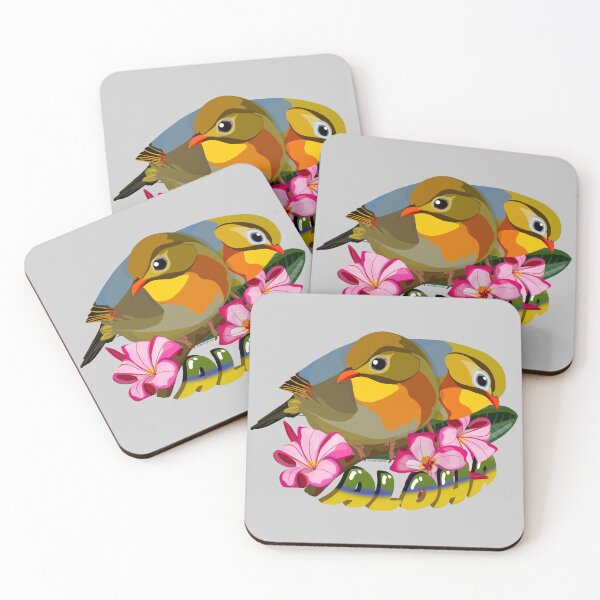 Item preview, Aloha Red-Billed Leiothrix Birds designed and sold by ArtbyMparrish .
