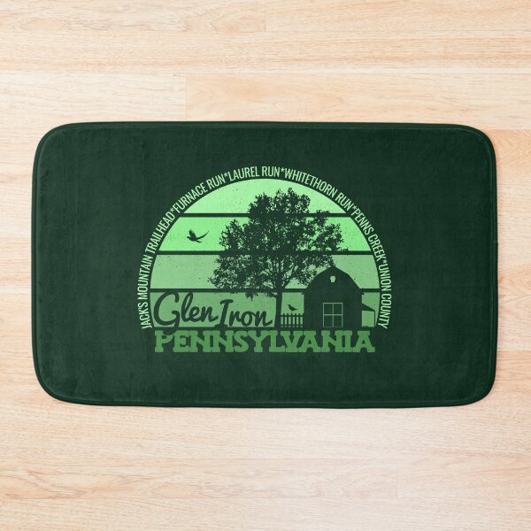 Item preview, Glen Iron Pennsylvania Sunset Retro Vintage Local Pride Logo designed and sold by CRHPOD20.