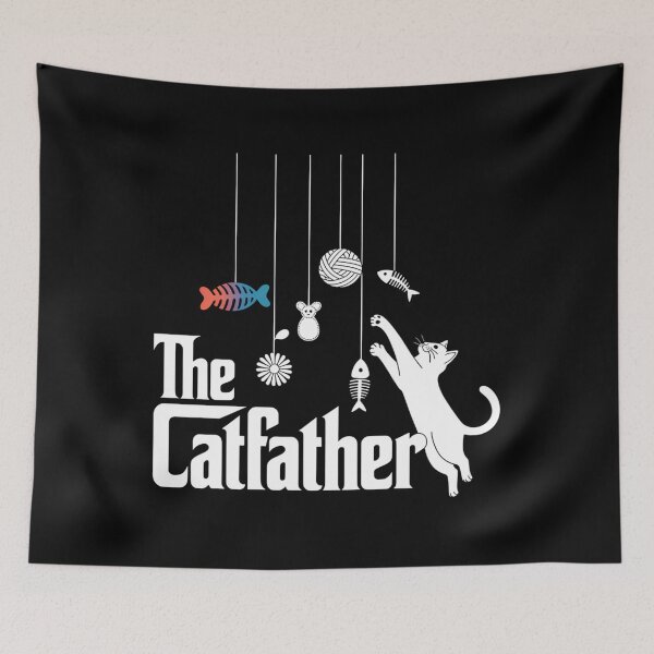Item preview, Funny Cat Dad Life The Catfather Fathers Day designed and sold by ValerieRodrigue.