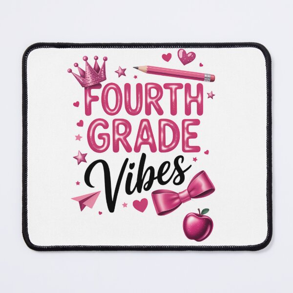 Item preview, 4th Fourth Grade Vibes Back To School Coquette Teacher Girl designed and sold by TyraYoung.