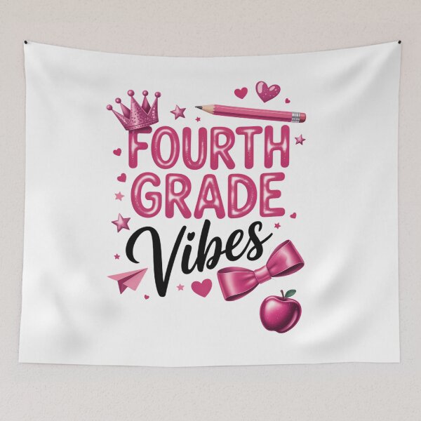 Item preview, 4th Fourth Grade Vibes Back To School Coquette Teacher Girl designed and sold by TyraYoung.