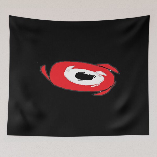 Item preview, Carolina Hurricanes Mspaint Logo designed and sold by AnnClark8.