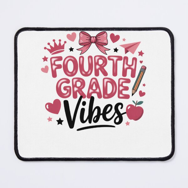 Item preview, 4th Fourth Grade Vibes Back To School Coquette Teacher Girl designed and sold by TyraYoung.