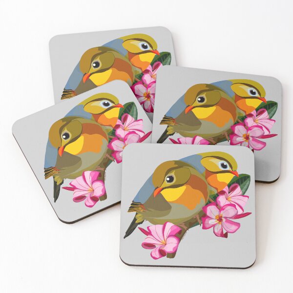 Item preview, Red-Billed Leiothrix Birds designed and sold by ArtbyMparrish .
