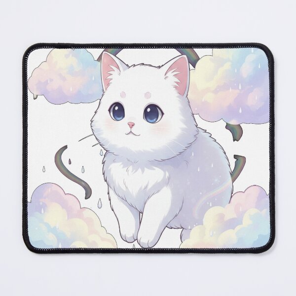 Item preview, Dreamy Cloud Cat – Pastel Floating Aesthetic designed and sold by Neko-Doodle-co.