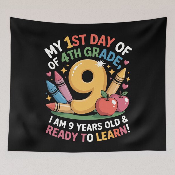 Item preview, 4th Grade Back to First Day of School Shirt Boys Girl designed and sold by TyraYoung.