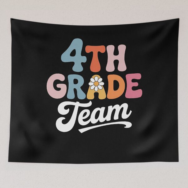 Item preview, 4th Grade Team Retro Groovy Women Happy First Day Of School designed and sold by TyraYoung.