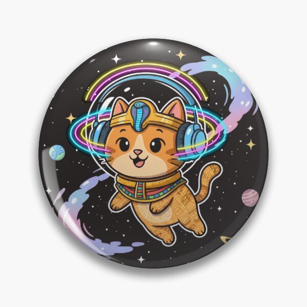 Item preview, Pharaoh Cat's Cosmic Beats designed and sold by NQSH   ORACLE.