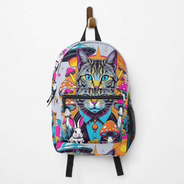 Item preview, psychedelic cat designed and sold by INK & VISION STUDIO.