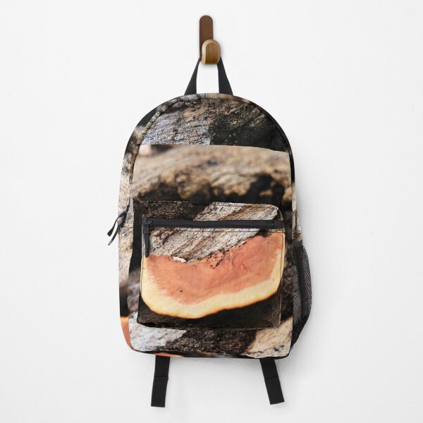 Item preview, Orange mushrooms on rotting dead wood designed and sold by franck380.