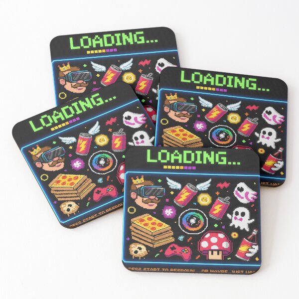 Item preview, Funny Gamer Loading Screen Retro Video Game T-Shirt designed and sold by Happyfreedom.