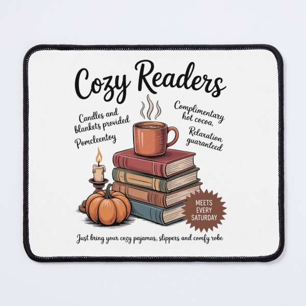 Item preview, Cozy Readers Book Club Autumn Fall Book Lover Thanksgiving designed and sold by Vastingan.
