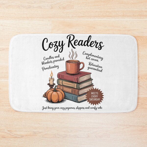 Item preview, Cozy Readers Book Club Autumn Fall Book Lover Thanksgiving designed and sold by Vastingan.