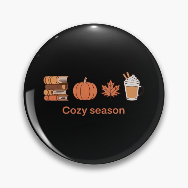 Item preview, Cozy Season Fall Autumn Pumpkin Coffee Leaf Books designed and sold by Vastingan.