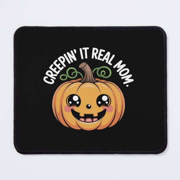 Item preview, Creepin' It Real Mom Cute Pumpkin with Smile Halloween designed and sold by Vastingan.