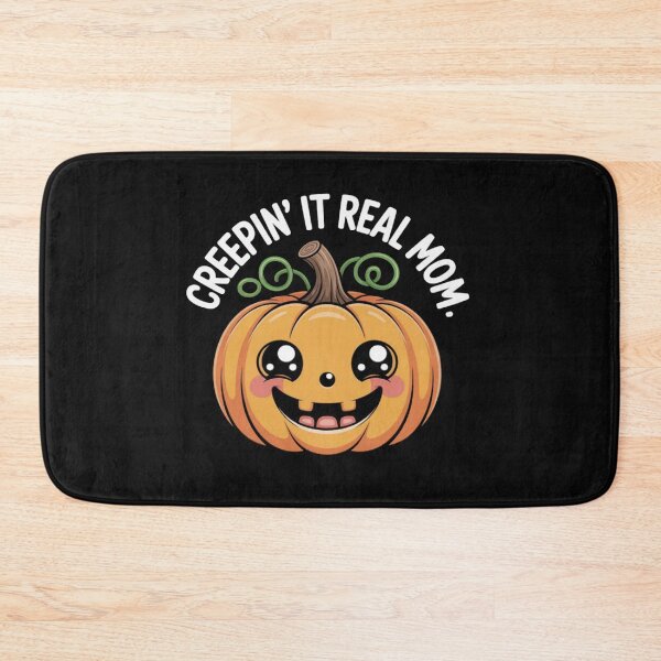 Item preview, Creepin' It Real Mom Cute Pumpkin with Smile Halloween designed and sold by Vastingan.