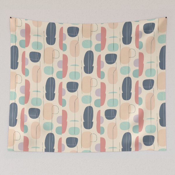 Item preview, Unique Creative, Geometric Shapes, Abstract Pastel Modern, Light Theme,  Abstract Stylize, Repeated Texture Pattern (image size 8320x12480) designed and sold by Digital-Davinci.