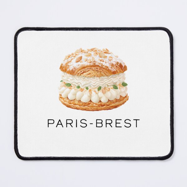 Item preview, Paris-Brest – Classic French Pastry Illustration designed and sold by BobaBunny76.