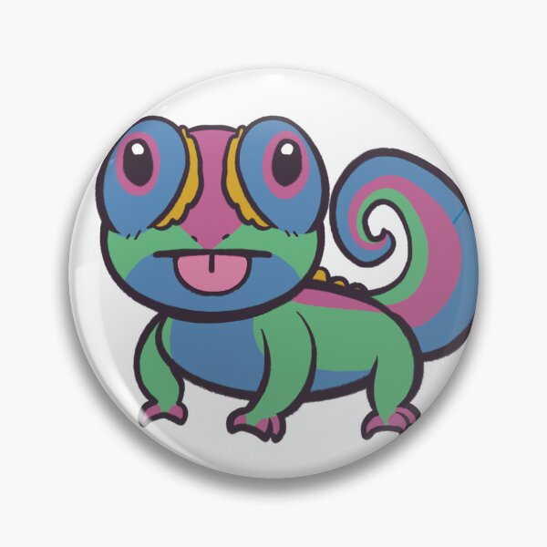 Item preview, Polysexual Pride Chameleon designed and sold by Sophie the Cow’s Printshop.