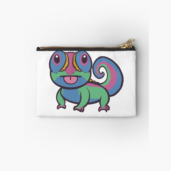 Item preview, Polysexual Pride Chameleon designed and sold by Sophie the Cow’s Printshop.