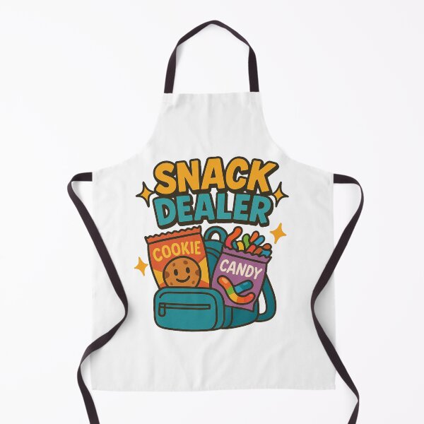 Item preview, Snack Dealer Funny Food Lover Sticker designed and sold by NitkiStudio.