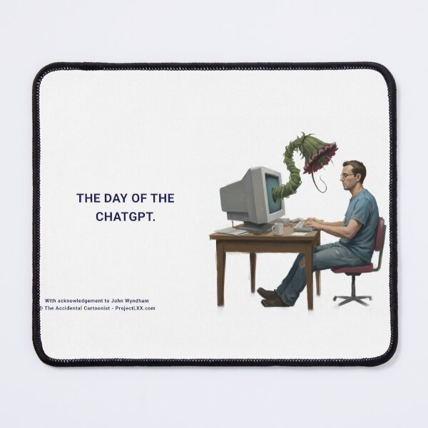 Item preview, The Day of the ChatGPT - The Accidental Cartoonist - ProjectLXX designed and sold by ProjectLXX.
