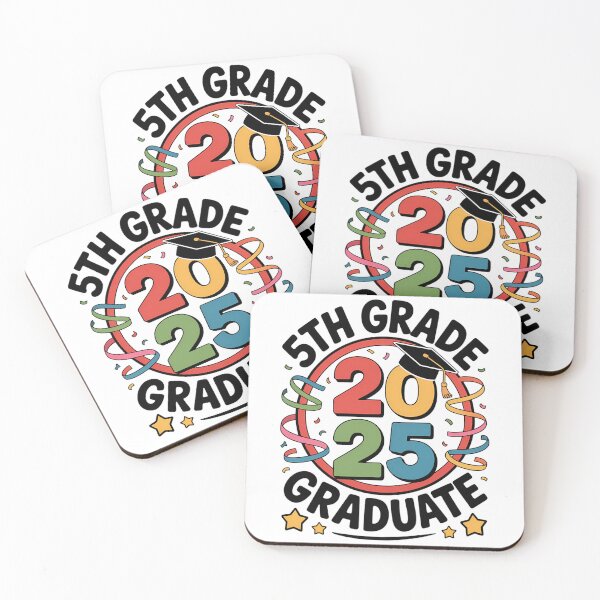 Item preview, 5th Fifth Grade Graduate 2025 Graduation Class Of 2025 Kids designed and sold by papertaless.