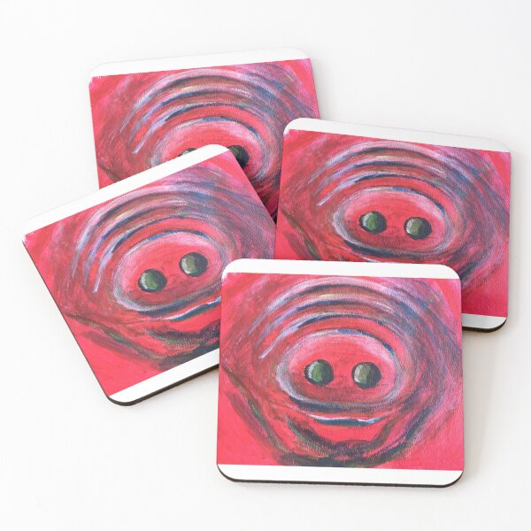 Item preview, Nice Red Piggy designed and sold by CarolLeesArt.