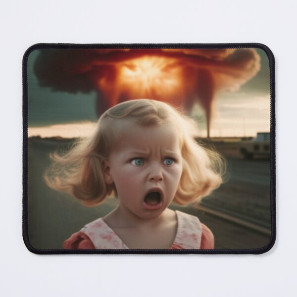 Item preview, Young Girl Running from an Atomic Bomb designed and sold by CraftedHome.