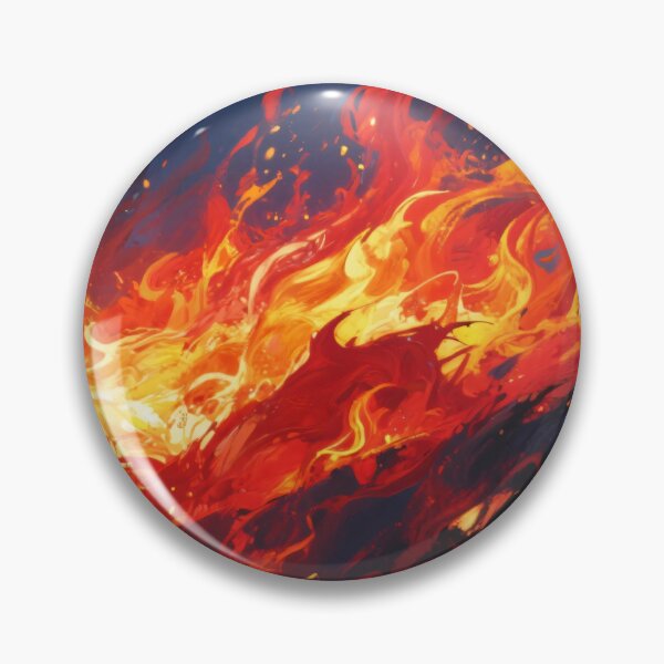 Item preview, Intense Flowing Flames and Glowing Sparks Spreading Across Dark Background in Dynamic Abstract Fire Artwork designed and sold by Mimoshi ⭐⭐⭐⭐⭐.