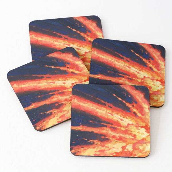 Item preview, Fiery Abstract Explosion of Red and Orange Streaks Radiating with Intense Energy on Dark Background designed and sold by Mimoshi ⭐⭐⭐⭐⭐.