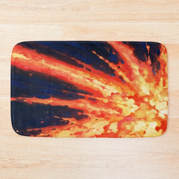 Item preview, Fiery Abstract Explosion of Red and Orange Streaks Radiating with Intense Energy on Dark Background designed and sold by Mimoshi ⭐⭐⭐⭐⭐.