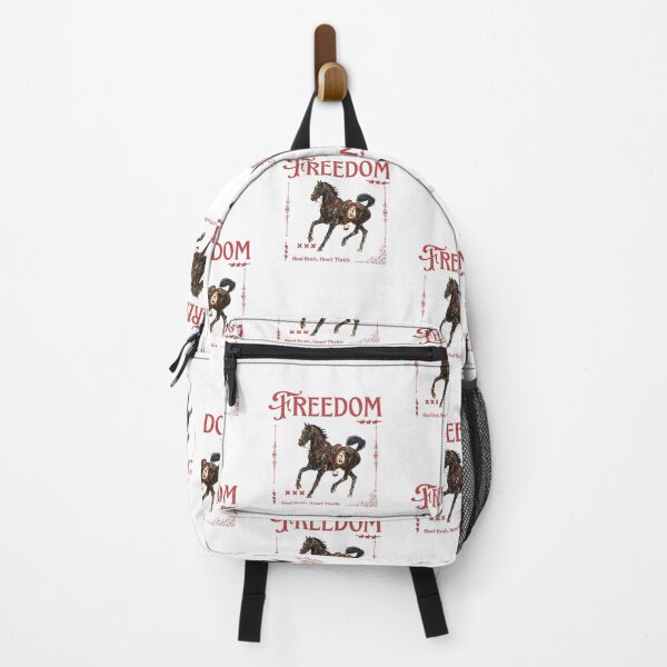Item preview, Freedom Racing Horse with Vintage Western Style designed and sold by Anastasiia Yurevych.