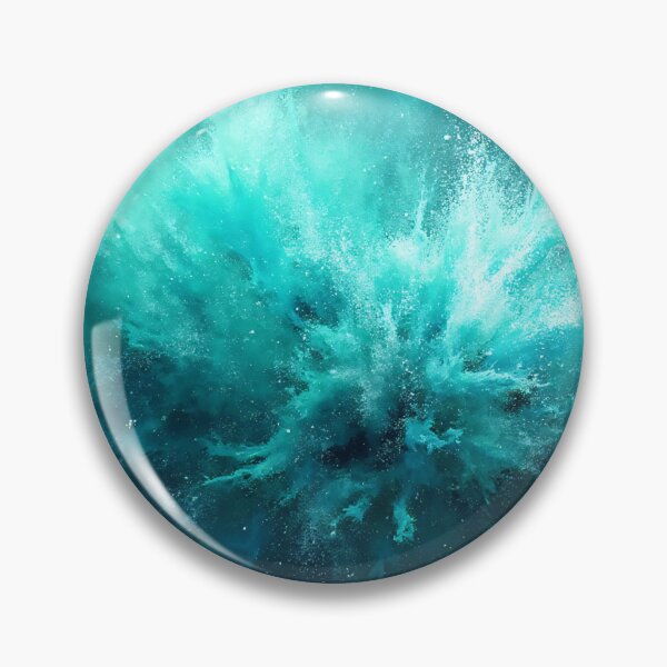 Item preview, Explosive Aqua and Teal Powder Burst Creating Dynamic Motion and Energy Effect on Gradient Background designed and sold by Mimoshi ⭐⭐⭐⭐⭐.