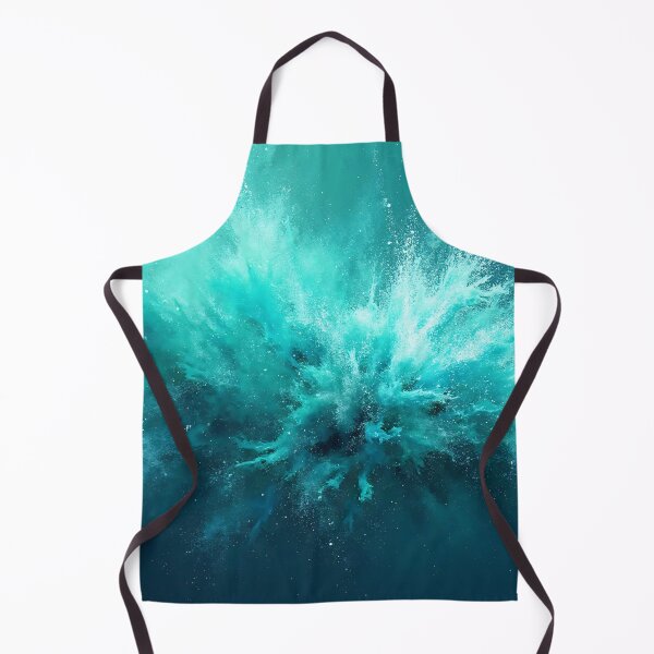 Item preview, Explosive Aqua and Teal Powder Burst Creating Dynamic Motion and Energy Effect on Gradient Background designed and sold by Mimoshi ⭐⭐⭐⭐⭐.