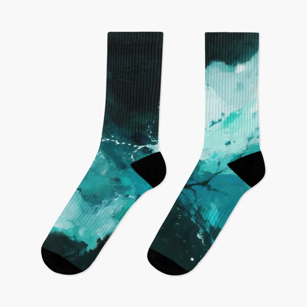 Item preview, Abstract Turquoise and Black Paint Explosion with Fluid Motion and Dynamic Energy on Dark Background designed and sold by Mimoshi ⭐⭐⭐⭐⭐.