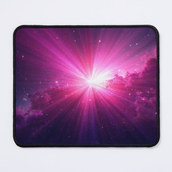 Item preview, Radiant Pink Light Burst Shining Through Cosmic Clouds Creating Brilliant Starry Sky and Dreamlike Space Scene designed and sold by Mimoshi ⭐⭐⭐⭐⭐.