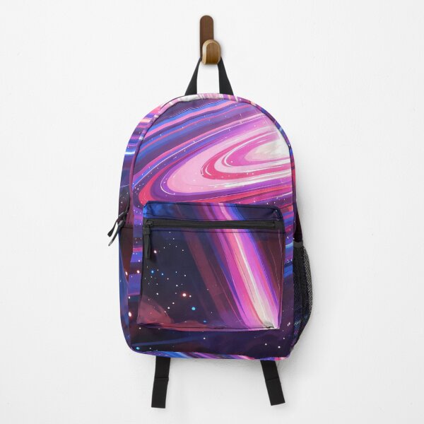 Item preview, Brilliant Cosmic Beam Shooting Through Colorful Galactic Rings in Vibrant Pink and Blue Space Artwork designed and sold by Mimoshi ⭐⭐⭐⭐⭐.